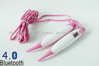 China Analisador esperto da saúde do quantum da corda de salto da faixa clara de Bluetooth 4,0 com preto e rosa fornecedor